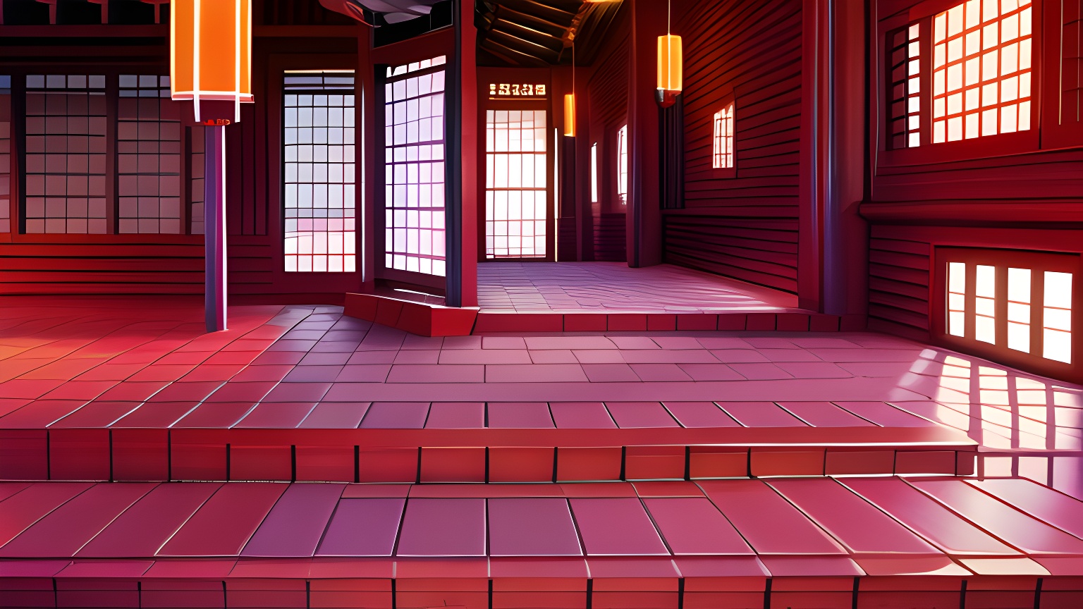 an和ae素材古风建筑拐角图-沙雕动画素材