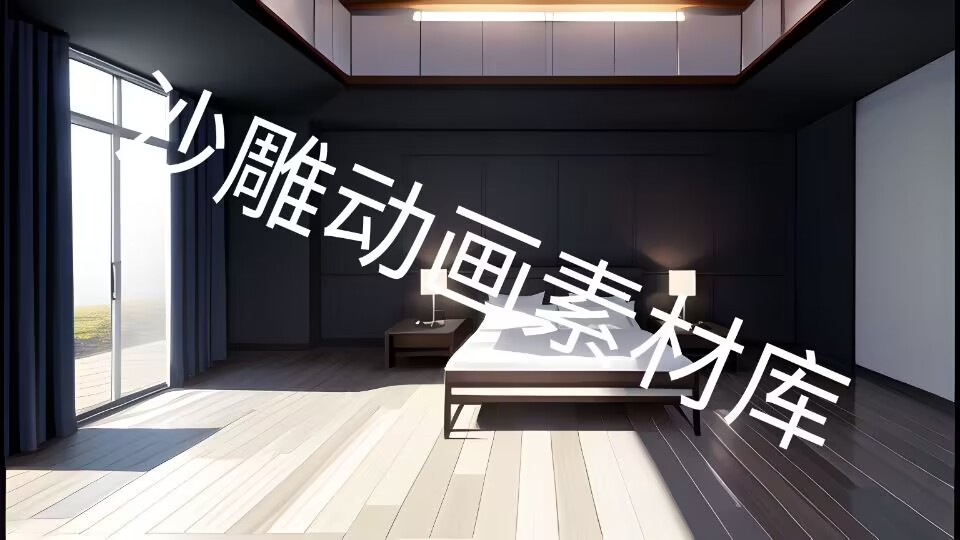 an和ae素材场景背景现代都市精简奢华室内-沙雕动画素材